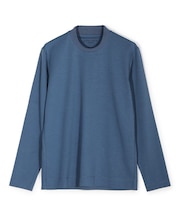 【ACTIVE TAILOR/アクティブテイラー】シルケットスムースクルーネック長袖Tシャツ