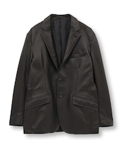 シープレザーテーラードジャケット