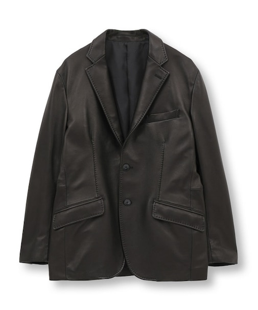 シープレザーテーラードジャケット