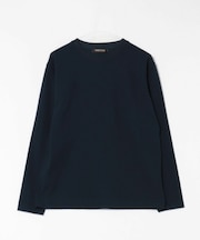 【速乾・抗菌」】スクエアジャガードクルーネックロンＴ