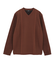 ニットコンビ フェイクスエード長袖Tシャツ