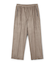 【50th Anniv . 中田 慎介】 SUEDE LIKE/HOUND’S TOOTH TRACK PANTS