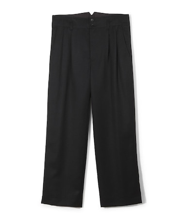 【50th Anniv . 中田 慎介】WOOL SERGE WIDE PANTS