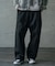 ヘビーカツラギバレルレッグワイドパンツ