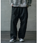 ヘビーカツラギバレルレッグワイドパンツ