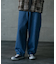 ヘビーカツラギバレルレッグワイドパンツ