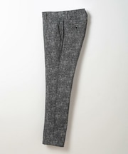 【ACTIVE TAILOR/アクティブテイラー】ヒートパフォーマーツイード調プリントスラックスパンツ