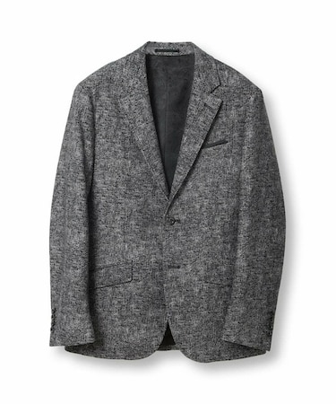 【ACTIVE TAILOR/アクティブテイラー】ヒートパフォーマーツイード調プリントジャケット