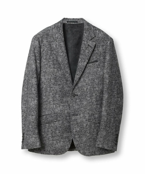 【ACTIVE TAILOR/アクティブテイラー】ヒートパフォーマーツイード調プリントジャケット