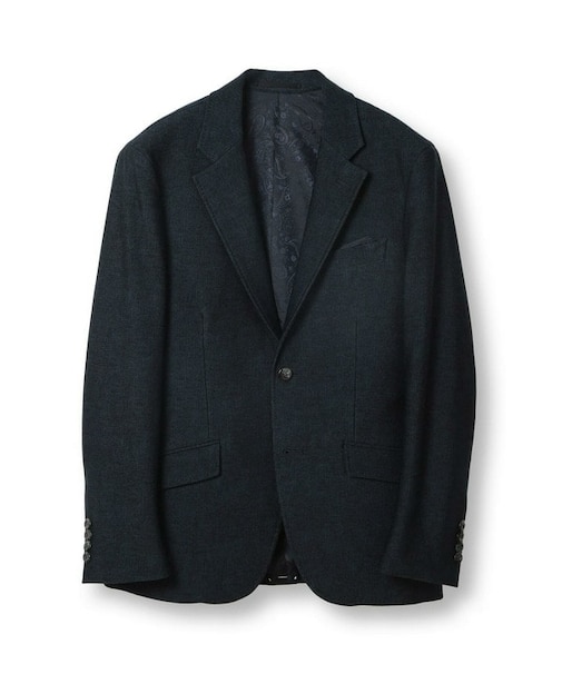 【ACTIVE TAILOR/アクティブテイラー】ヒートパフォーマーツイード調プリントジャケット