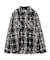 【Wax London/ワックスロンドン】Whiting バスケット織チェック柄シャツジャケット