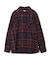 【Wax London/ワックスロンドン】Whiting バスケット織チェック柄シャツジャケット