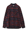 【Wax London/ワックスロンドン】Whiting バスケット織チェック柄シャツジャケット
