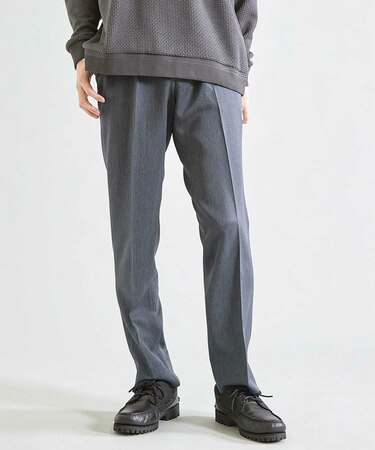 【吸水速乾】ウールライク スリムフィットイージーパンツ