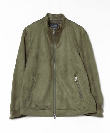 ビーガンスウェード ジップブルゾン