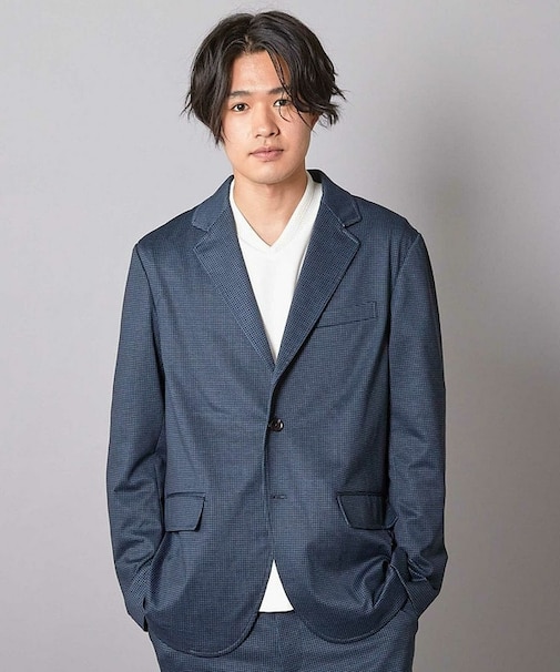 プリントジャージージャケット