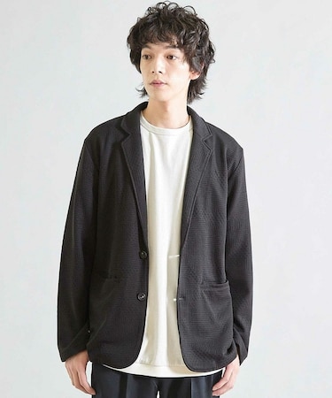 ニットライクジャガードジャケット