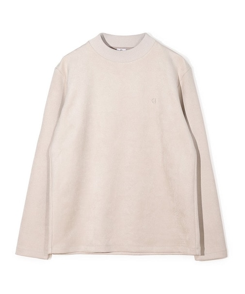 【COLE HAAN/コール ハーン】別注スエードタッチモックネックロングTシャツ