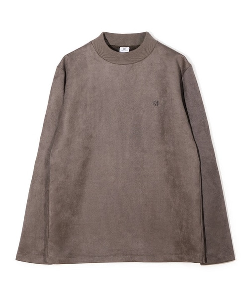 【COLE HAAN/コール ハーン】別注スエードタッチモックネックロングTシャツ