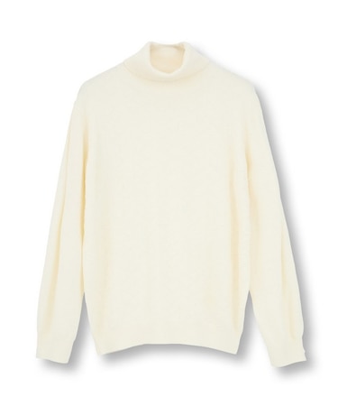 【ACTIVE TAILOR/アクティブテイラー】12Gジャカードタートルネックニット