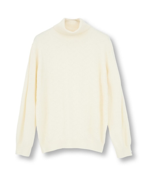 【ACTIVE TAILOR/アクティブテイラー】12Gジャカードタートルネックニット