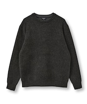 メランジ調モールニット