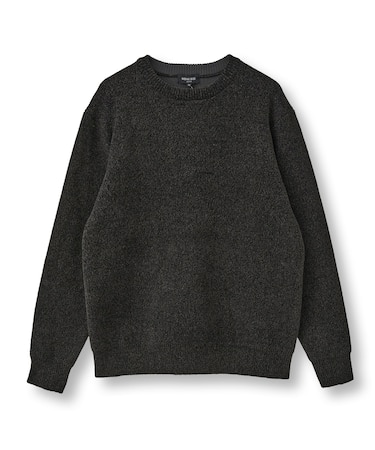 メランジ調モールニット