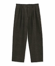 ウールグレンチェック ワイドパンツ