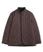 クラシックツイードスタンドカラーブルゾン