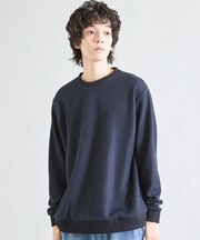 ニットソーハニカムクルーネック
