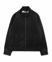 ベロアキルトステッチブルゾン