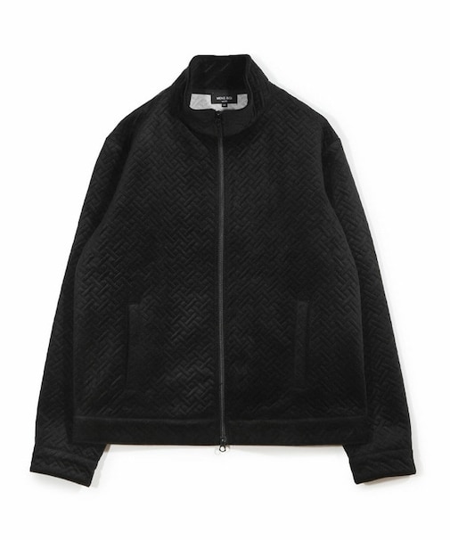 ベロアキルトステッチブルゾン