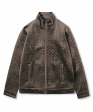 フリースボンディングハニカムプリントブルゾン｜メンズビギの通販 