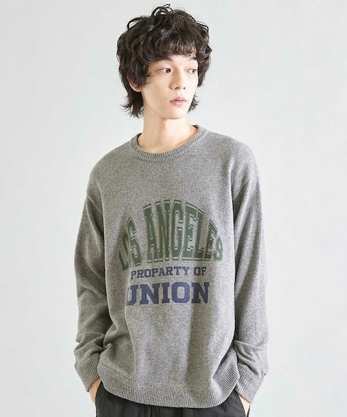 ソフトタッチファンシーヤーン杢ニット