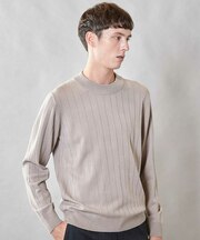【 吸湿・発熱・保温】ウォッシャブル モックネックニット
