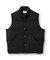 フェイクスエード中綿ベスト