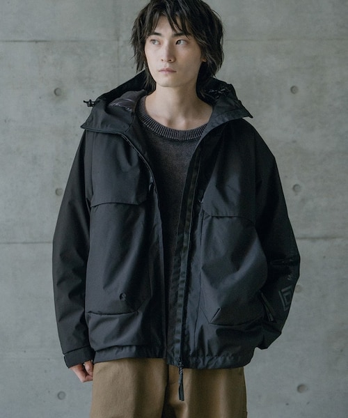 強燃ポリエステルストレッチポケットシャツ｜メンズビギの通販｜&mall