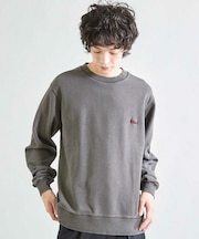 【Good wear×BARRY McGEE×UNION STATION】ピグメント加工 別注クルーネックスウェット
