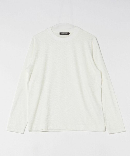 ミルジャガードジオメトリック柄クルーネック