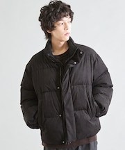 ビーガンスウェード中綿ブルゾン