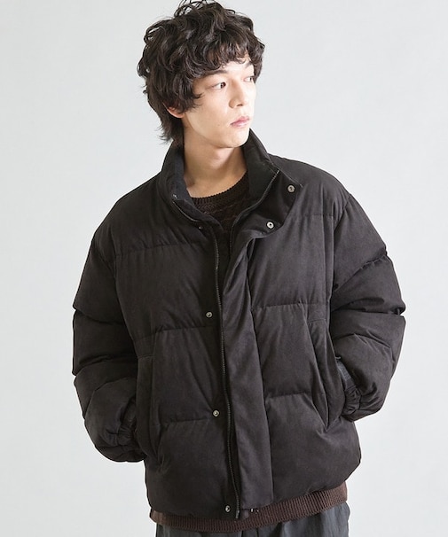 ビーガンスウェード中綿ブルゾン