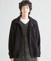 スタンドカラー ボアフリースジャケット