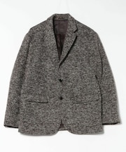 メランジニット風テーラードジャケット