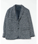 メランジニット風テーラードジャケット
