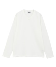 ジャカードストライプVネックニット