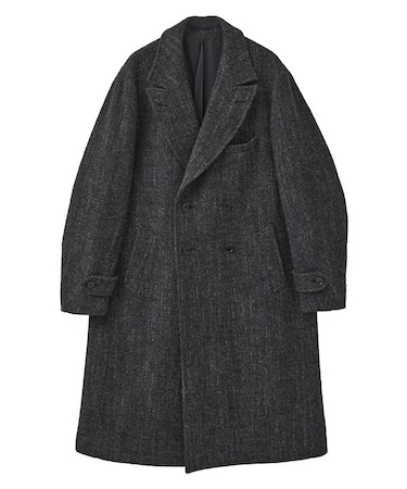 ヴィンテージツイードダブルブレステッドコート