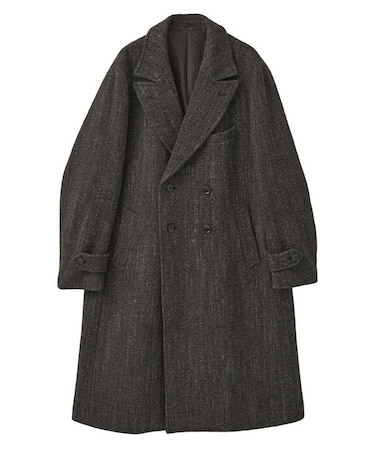 ヴィンテージツイードダブルブレステッドコート