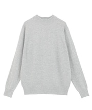 12Gジャカードモックネックニット