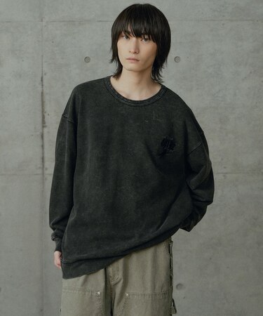 441HZロゴししゅう加工スウェット