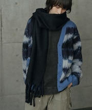 モヘアライクマフラー